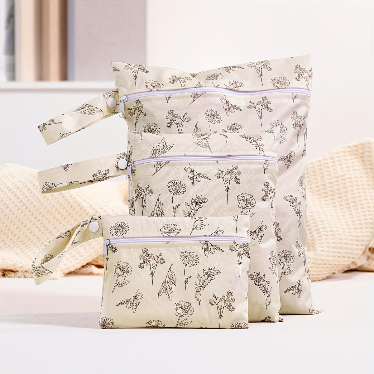 Baby Clothing Storage - 3Pcs/S Different Size Waterproof Wet Bag
