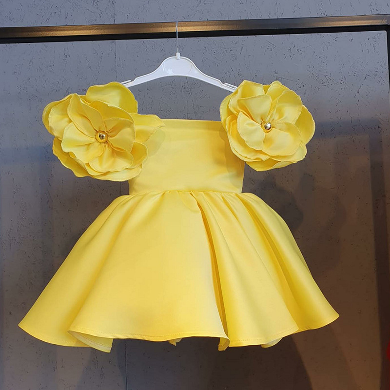 New Fashion Flowers Girls Dres – Baby Xmas Clothing Bewertung und Preis