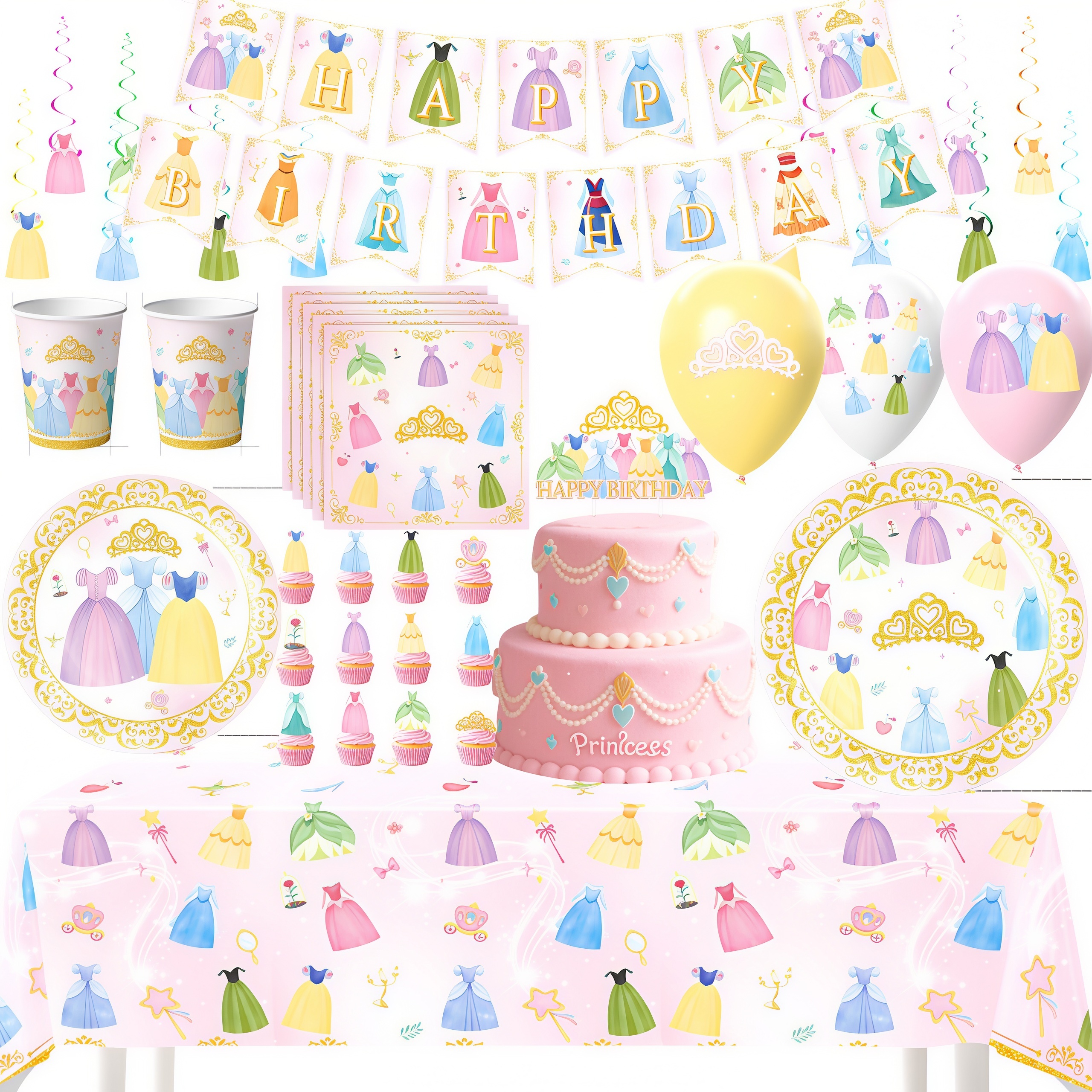 Princess Dress Girls Birthday  – Baby Xmas Clothing Bewertung und Preis
