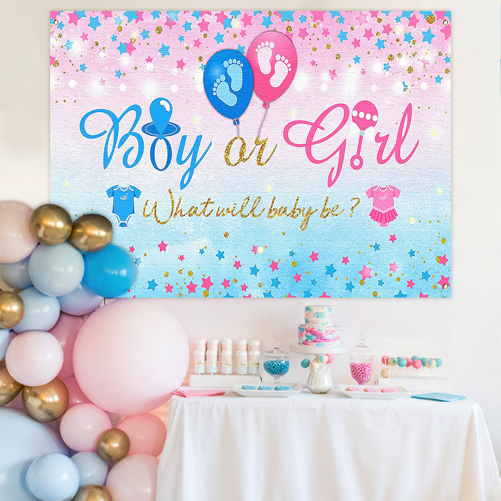 Blue Pink He Or She Gender Rev – Baby Clothing Event Bewertung und Preis