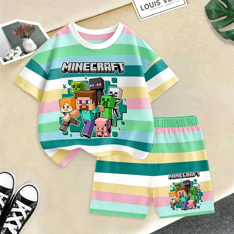 Minecrafted Girl boy Summer T  – Baby Clothing Sets Boy Bewertung und Preis