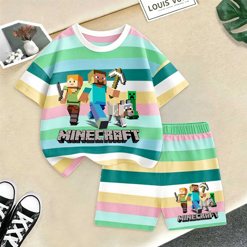 Minecrafted Girl boy Summer T  – Baby Clothing Sets Boy Bewertung und Preis