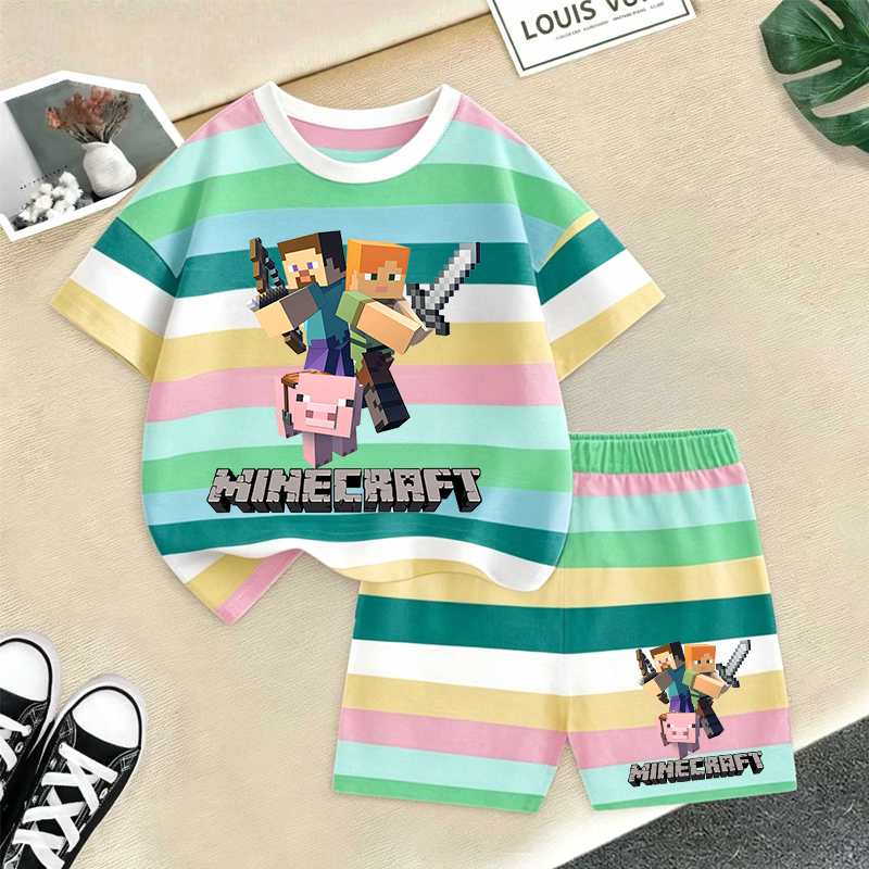 Minecrafted Girl boy Summer T  – Baby Clothing Sets Boy Bewertung und Preis