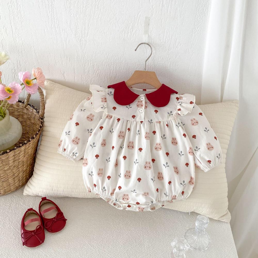 Cute Rabbit Printed Baby Jumps – Baby Clothing Quality Bewertung und Preis