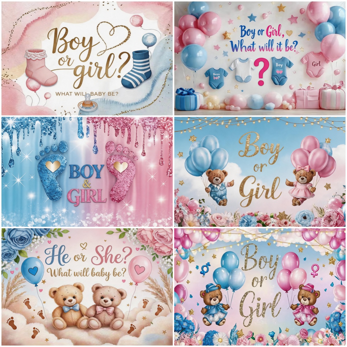 Gender ​Reveal Baby Gender Bac – Baby Clothing Event Bewertung und Preis