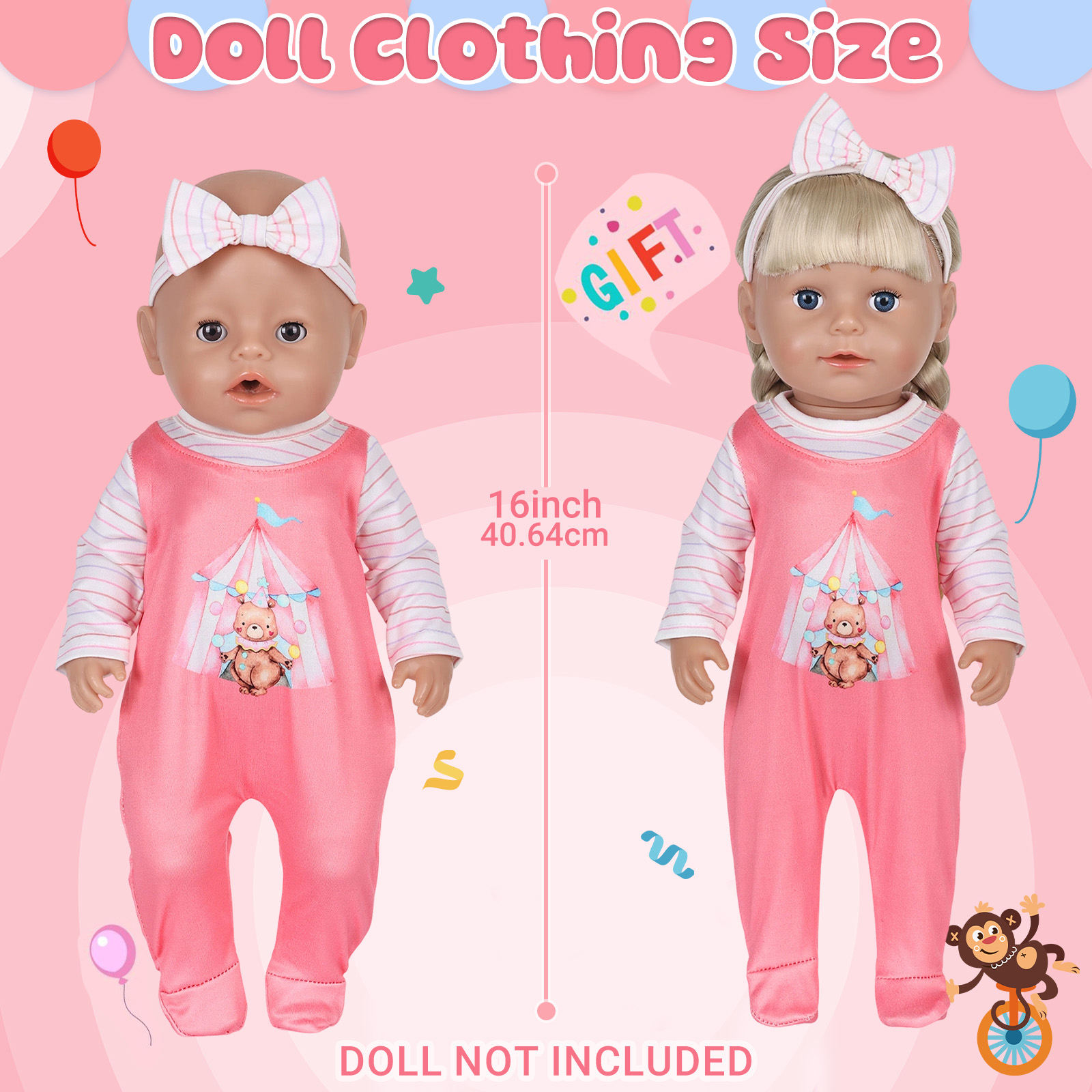 Doll Clothes for 16-18inch 40- – Baby Clothing Us Bewertung und Preis