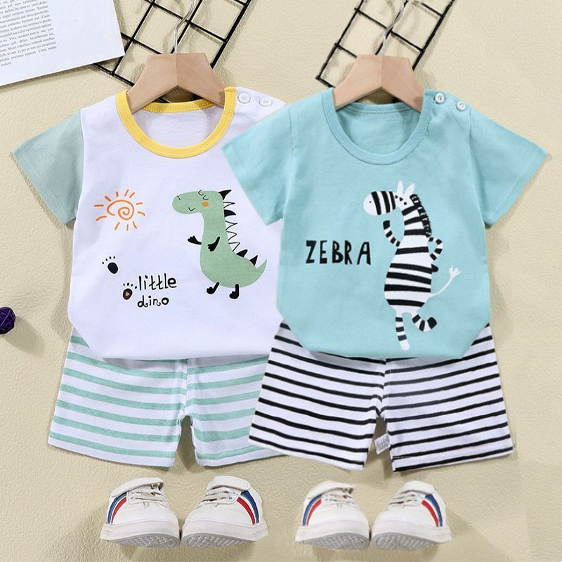 Cotton Tees+Shorts 2-piece Tra – Baby Clothing Sets Boy Bewertung und Preis