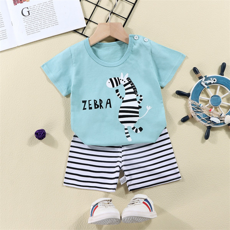 Cotton Tees+Shorts 2-piece Tra – Baby Clothing Sets Boy Bewertung und Preis