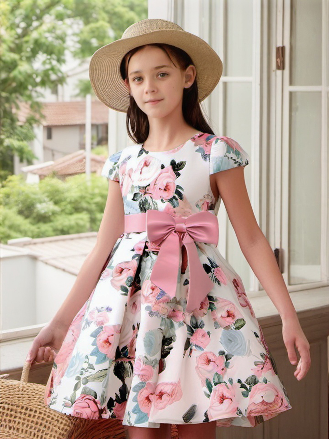 New Girls Kids Flower Elegant  – Baby Xmas Clothing Bewertung und Preis