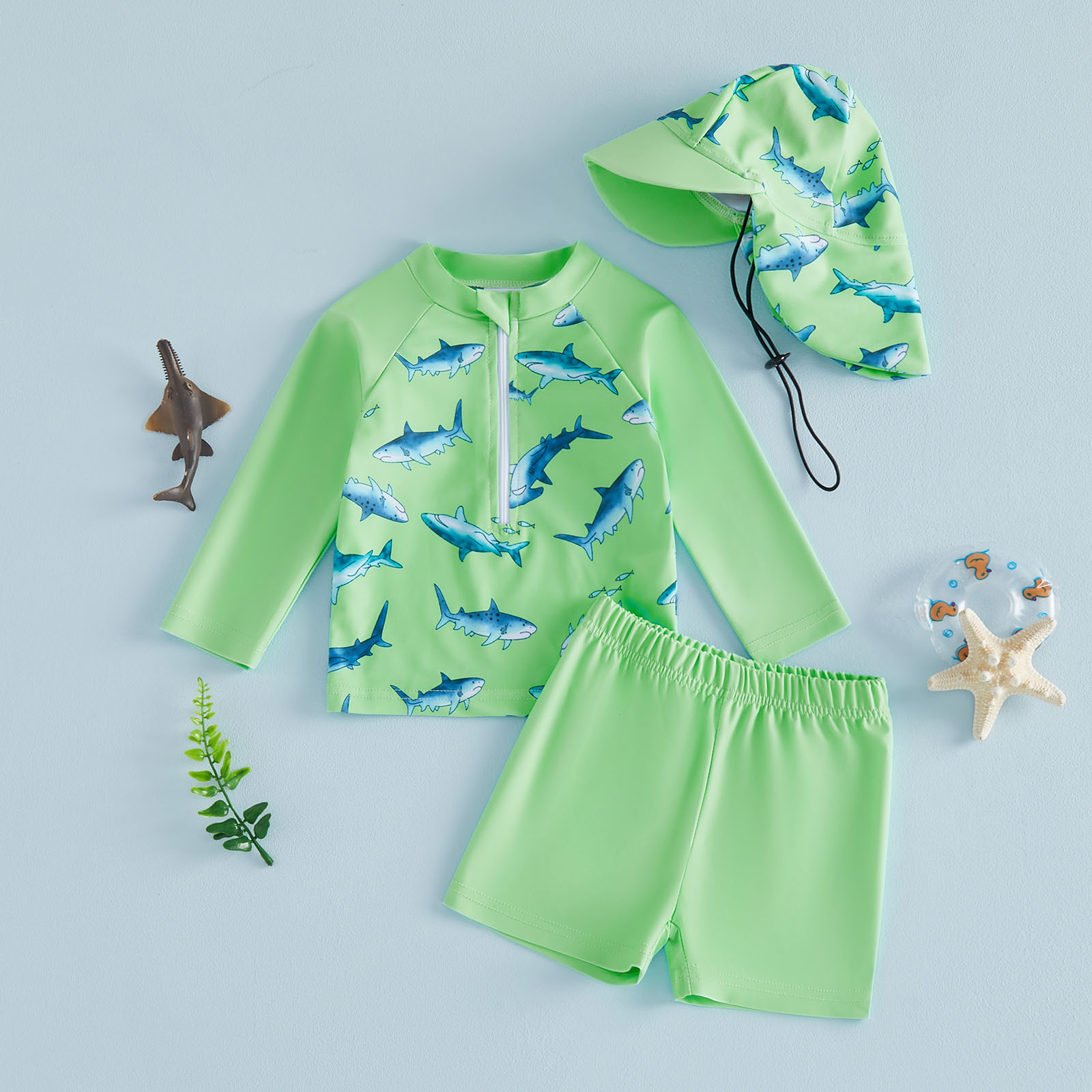 Toddler Infant Boy Rash Guard  – Baby Swimwear Uv Bewertung und Preis