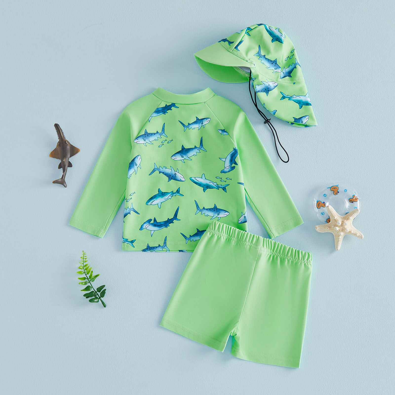 Toddler Infant Boy Rash Guard  – Baby Swimwear Uv Bewertung und Preis