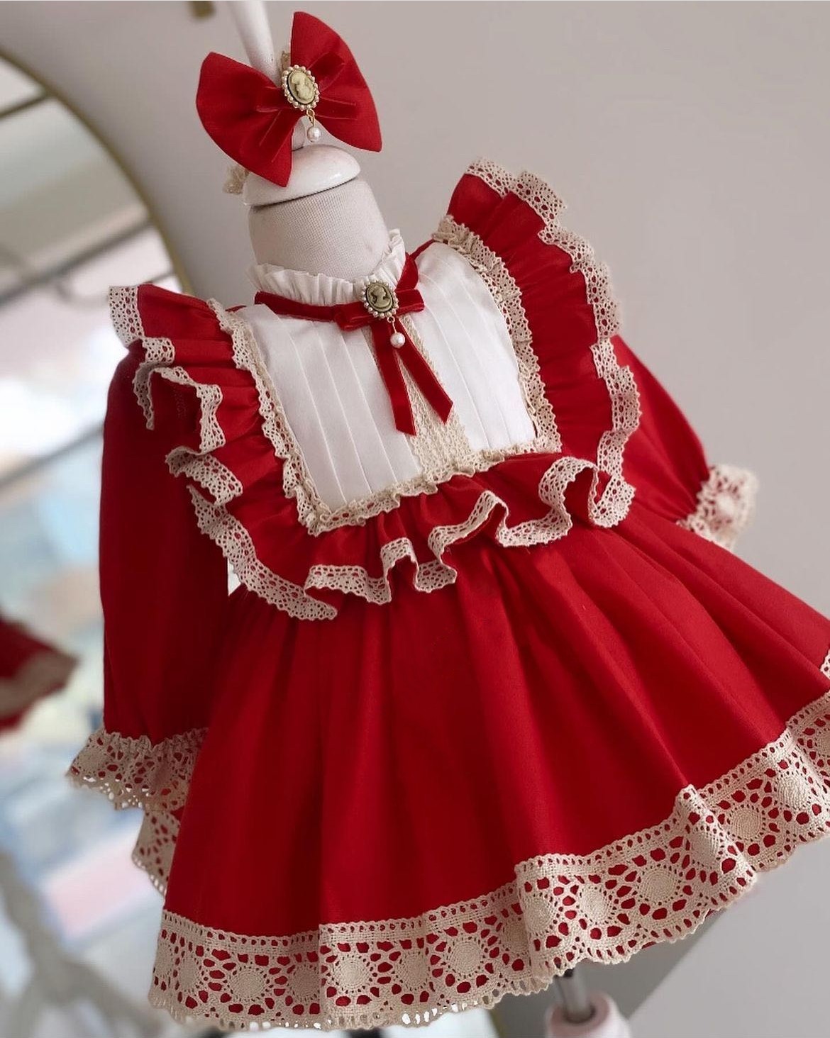 0-12Y Baby Girl Autumn Red Tur – Baby Xmas Clothing Bewertung und Preis