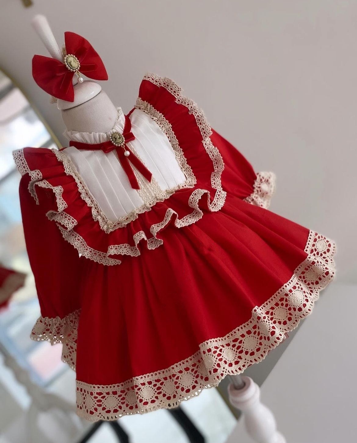 0-12Y Baby Girl Autumn Red Tur – Baby Xmas Clothing Bewertung und Preis