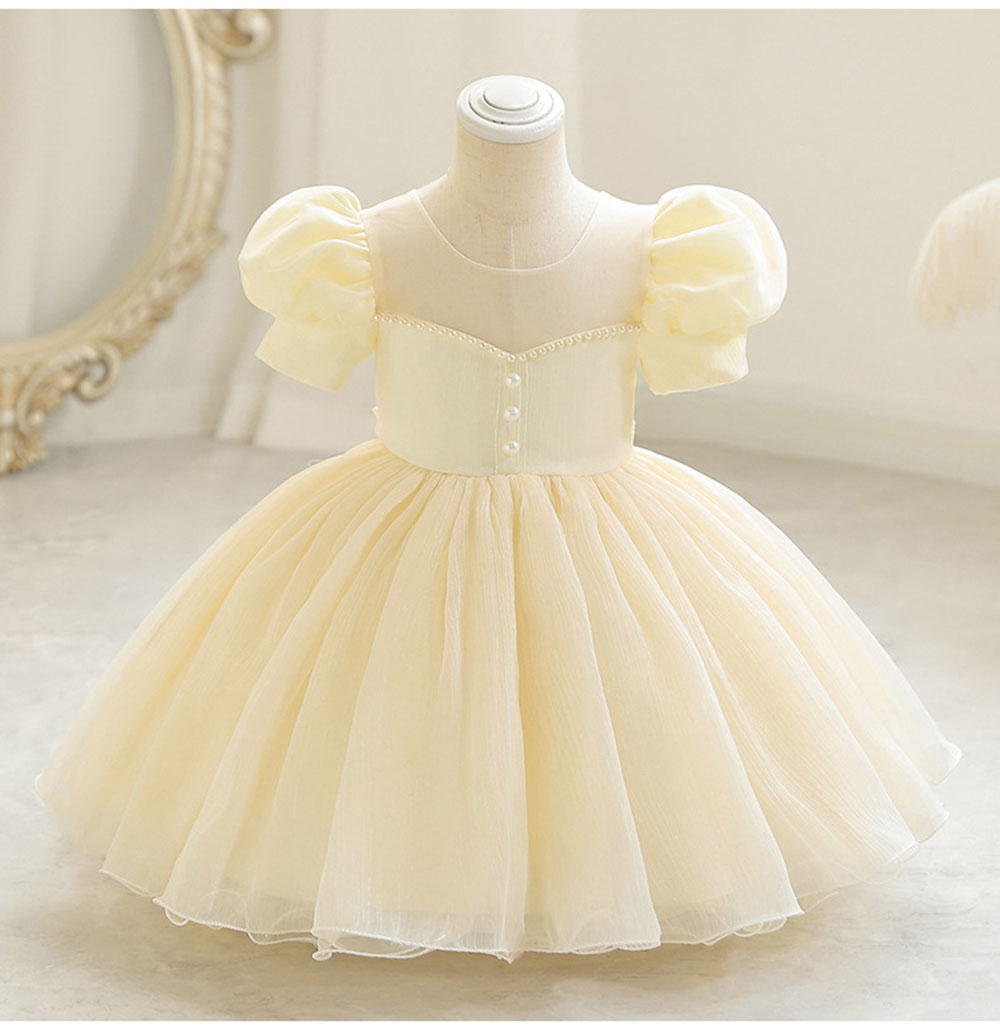 Puffy Mesh Princess Dress for  – Baby Xmas Clothing Bewertung und Preis