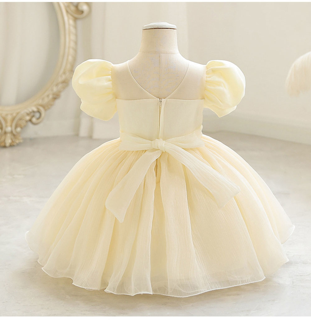Puffy Mesh Princess Dress for  – Baby Xmas Clothing Bewertung und Preis