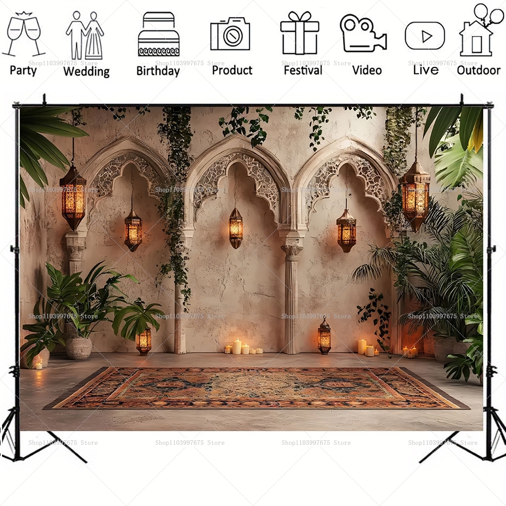 Moroccan Palace Backdrop Arabi – Baby Clothing Event Bewertung und Preis