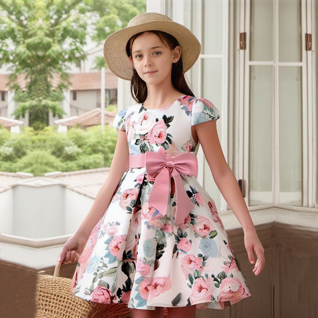 New Girls Kids Flower Elegant  – Baby Xmas Clothing Bewertung und Preis