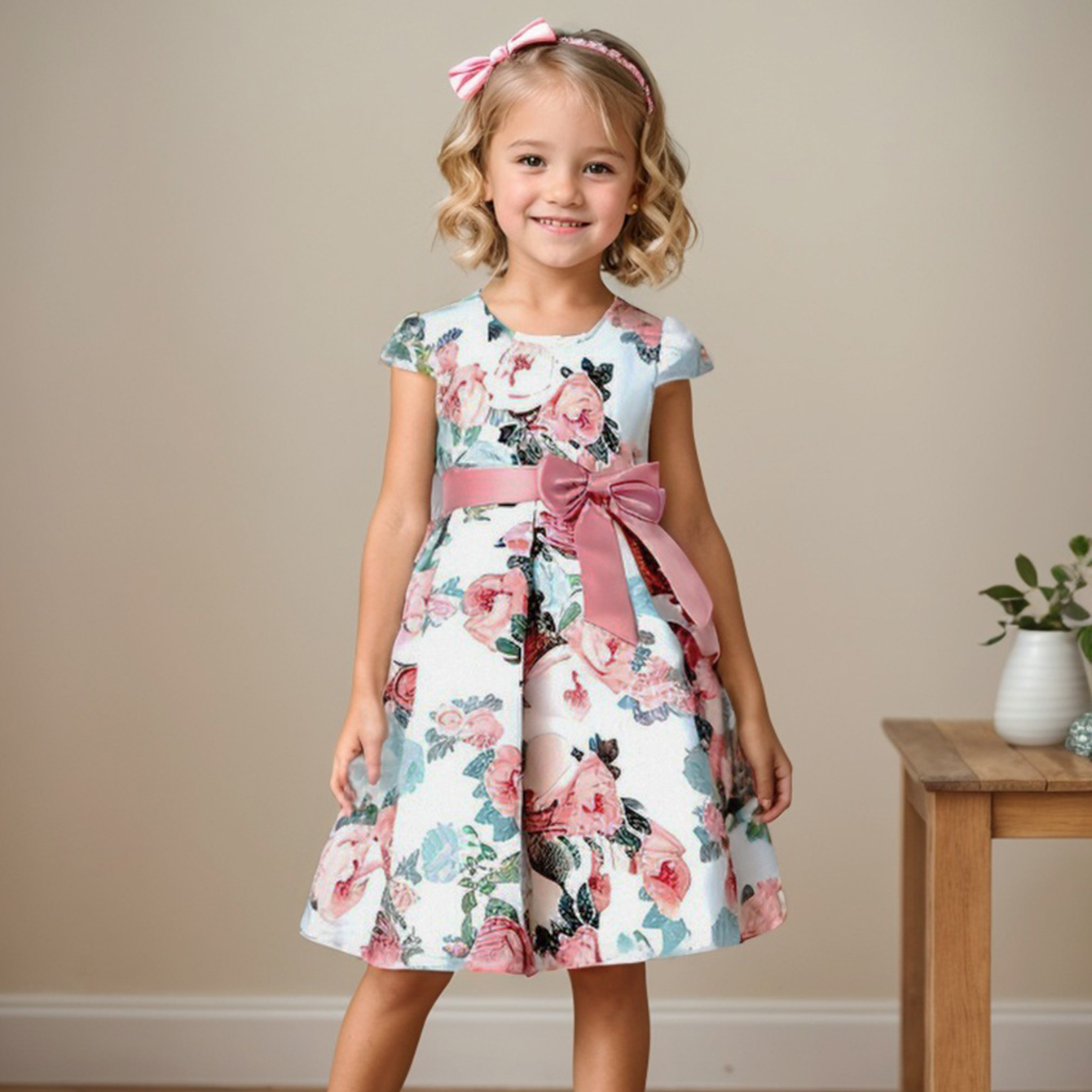 New Girls Kids Flower Elegant  – Baby Xmas Clothing Bewertung und Preis
