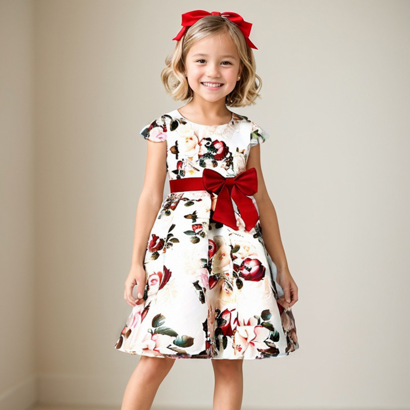 New Girls Kids Flower Elegant  – Baby Xmas Clothing Bewertung und Preis