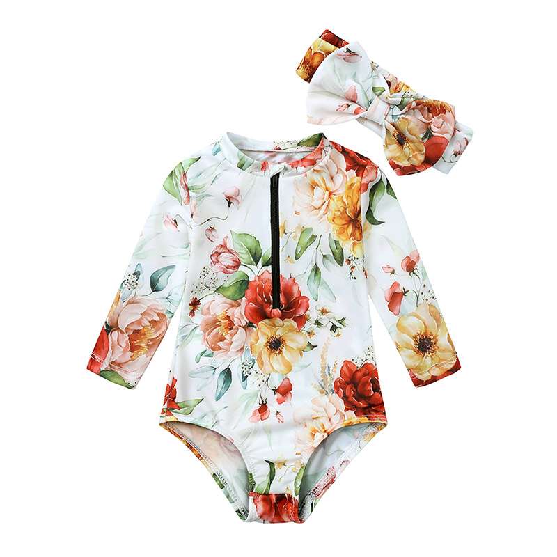 Ins Fashion Floral Swimwear fo – Baby Swimwear Uv Bewertung und Preis