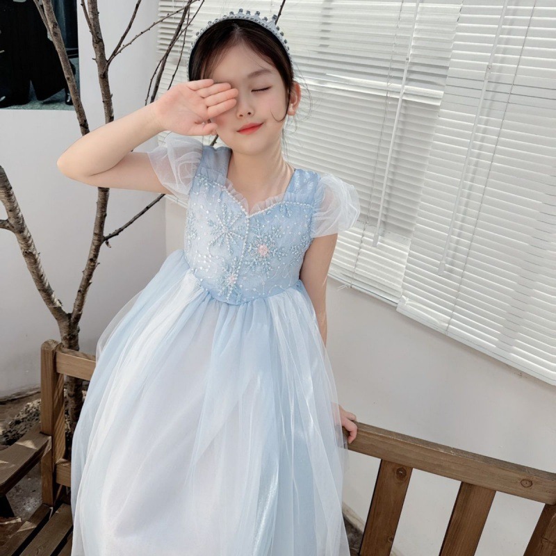 Embroidered Elsa Girls Dress f – Baby Xmas Clothing Bewertung und Preis