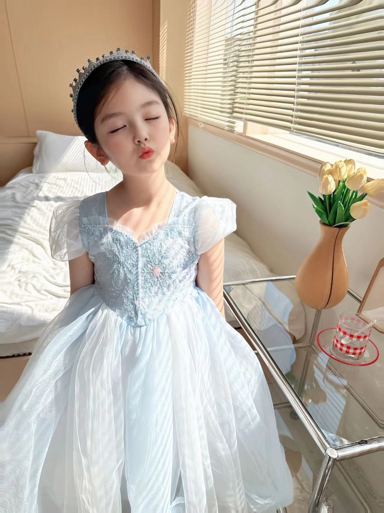 Embroidered Elsa Girls Dress f – Baby Xmas Clothing Bewertung und Preis
