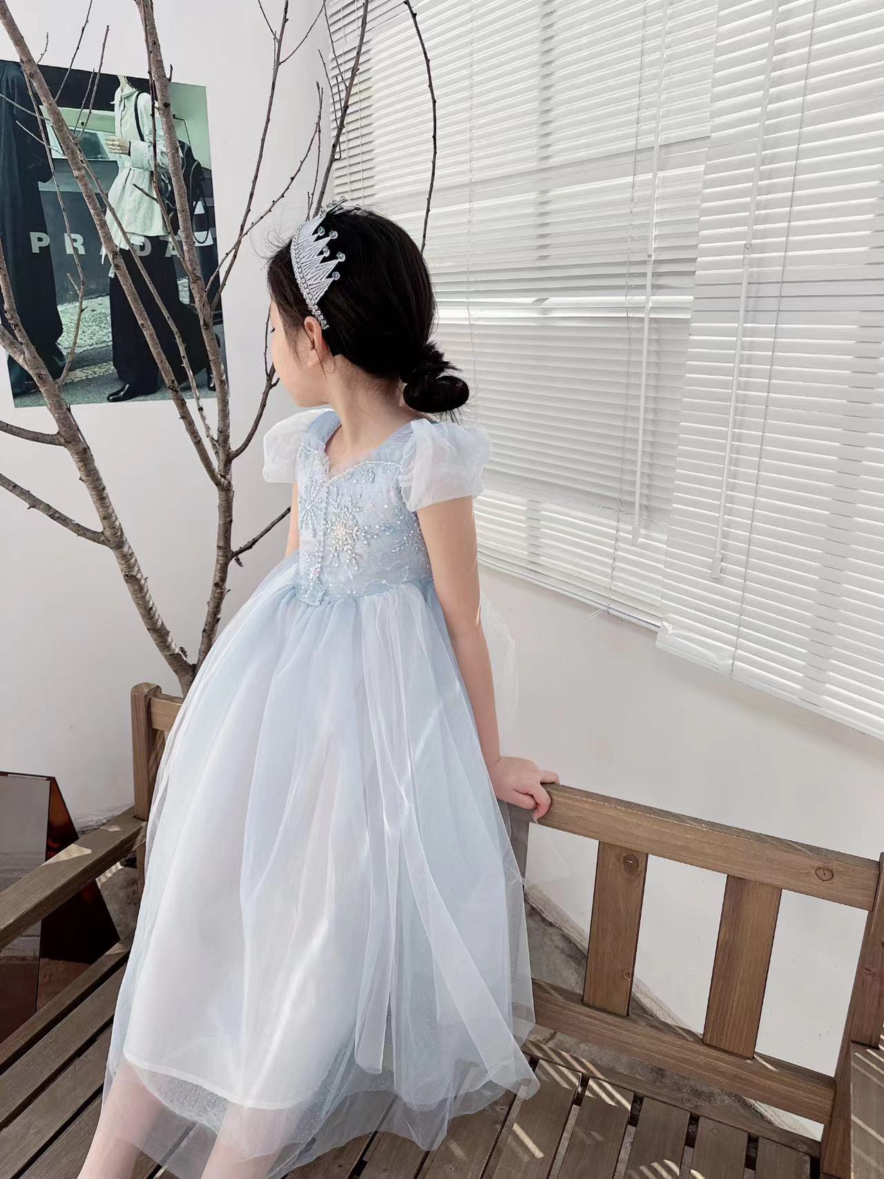 Embroidered Elsa Girls Dress f – Baby Xmas Clothing Bewertung und Preis