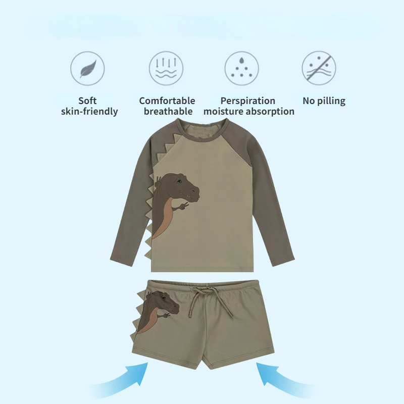 Summer New Baby Swimwears Dino – Baby Swimwear Uv Bewertung und Preis