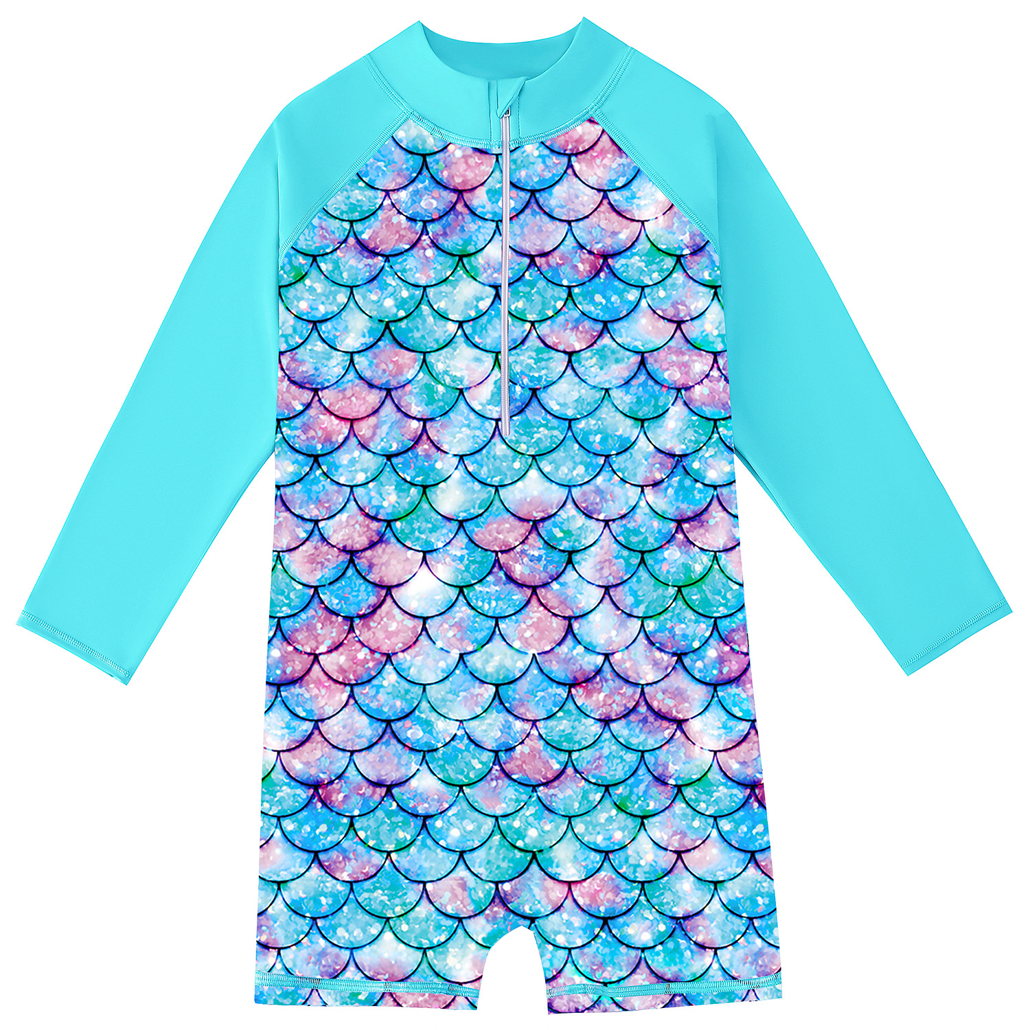 Kids Summer Swimsuit Long Slee – Baby Swimwear Uv Bewertung und Preis
