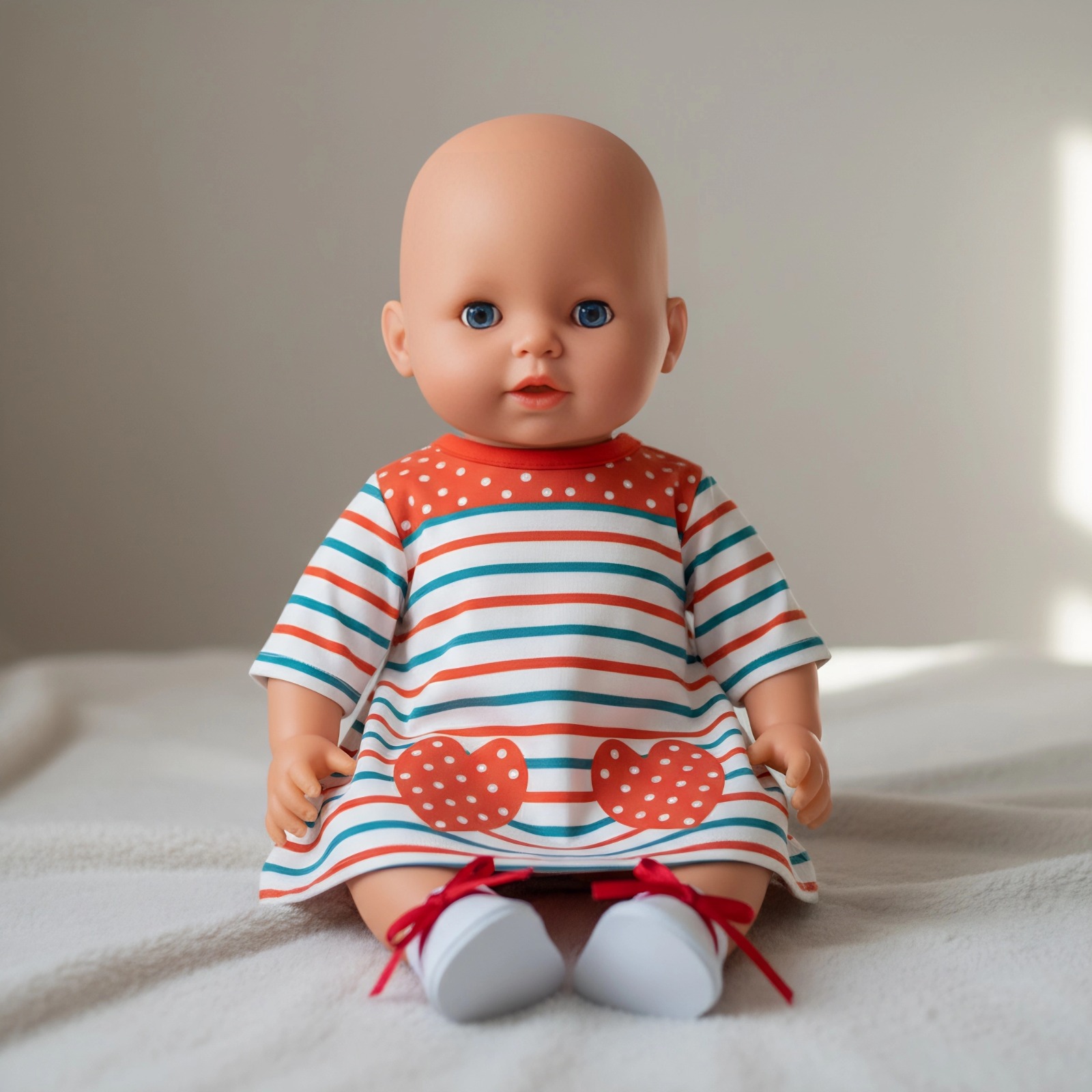 Cute Dress For 43 cm Baby Doll – Baby Xmas Clothing Bewertung und Preis